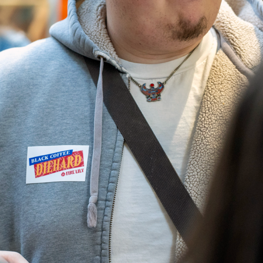 BlackCoffee Diehard Sticker