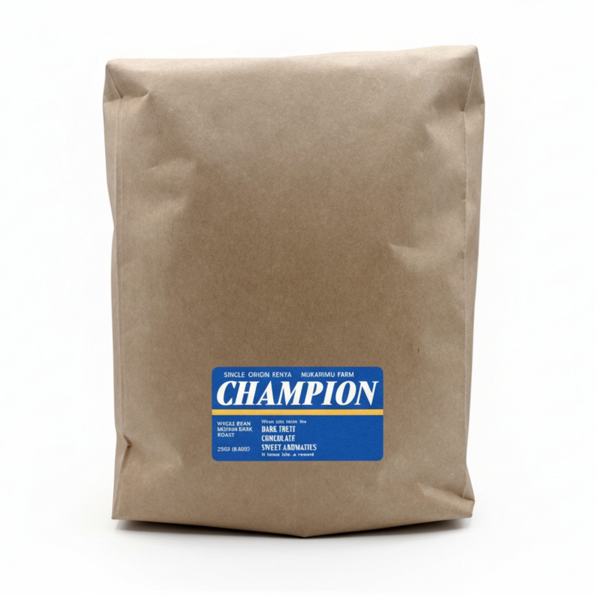 Kenya Single-Origin Medium-Dark Roast Coffee | Champion | Fire