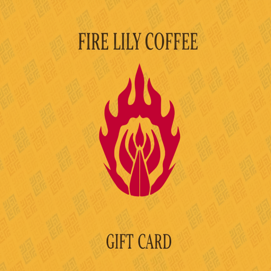 Fire Lily digital gift card — premium Kenyan coffee and macadamia