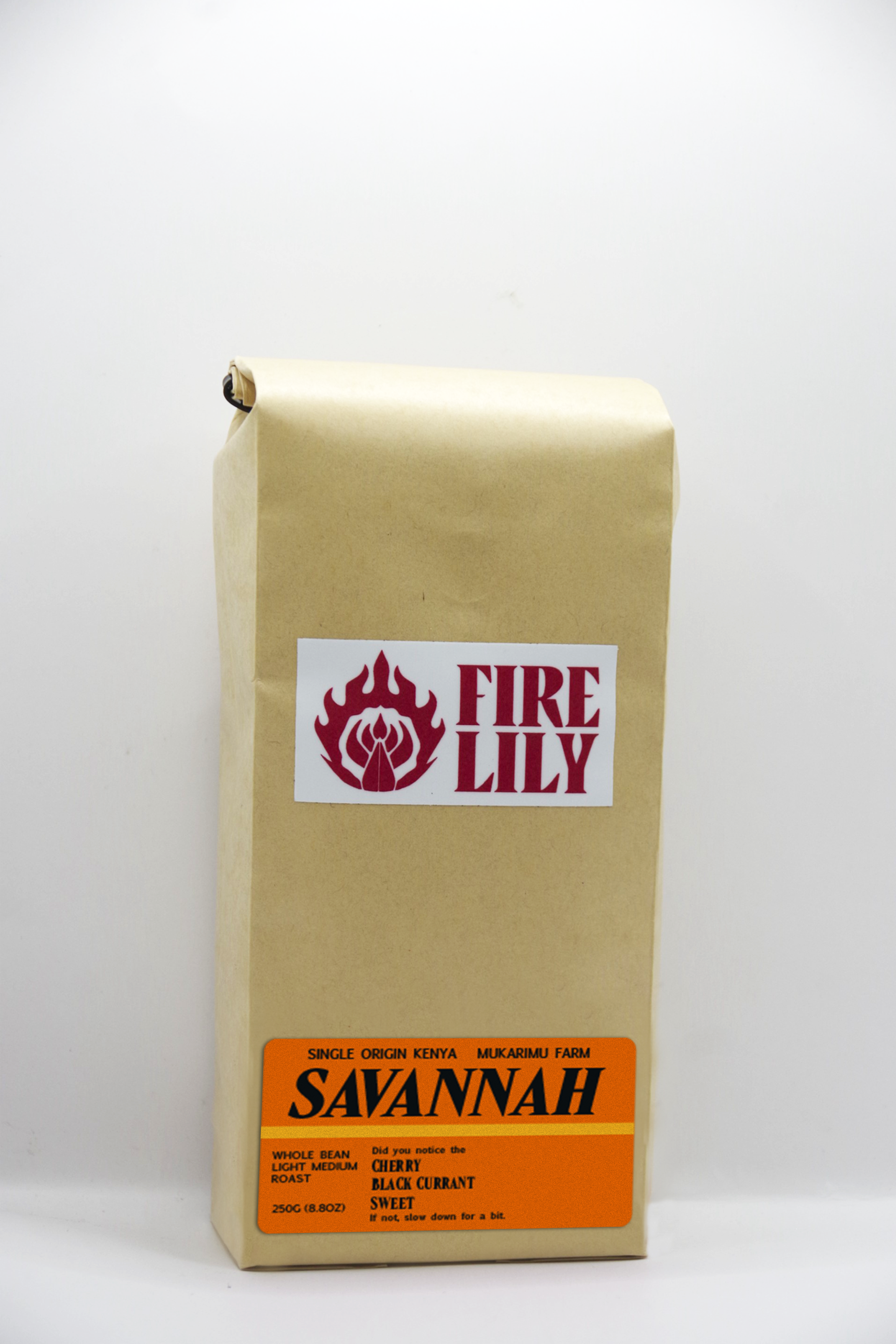 Kenyan Single-Origin Light Roast Coffee | Savannah | Fire Lily