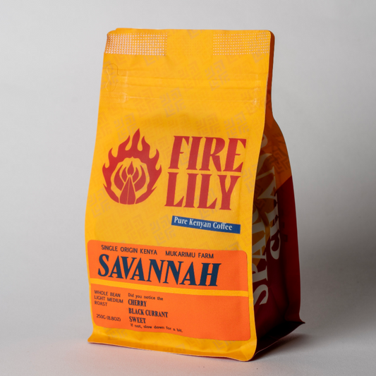 Savannah coffee bag - fire lily